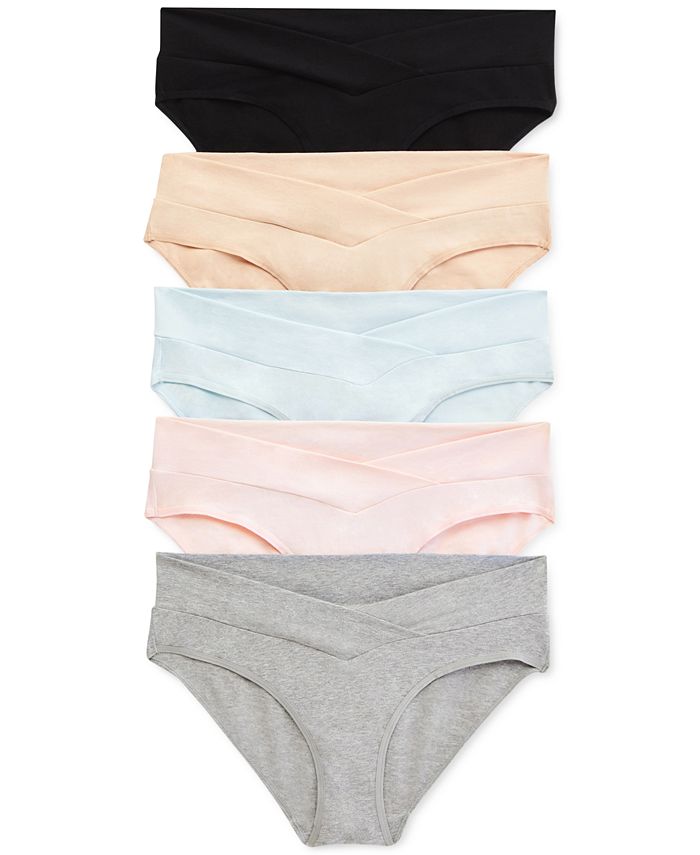 Motherhood Maternity 5-Pk. Bikini Maternity Underwear - Macy's