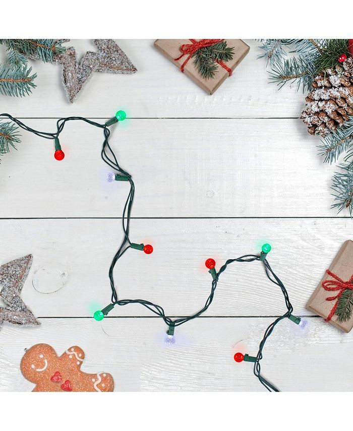 Northlight 50 Count Led G12 Berry Christmas Lights With Wire, 15.9' - Multi