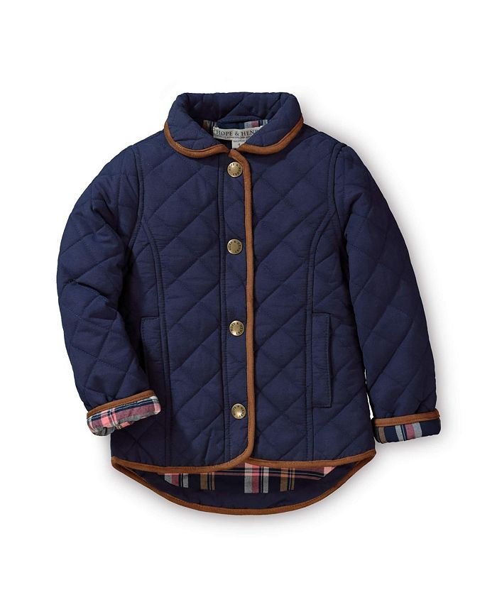 Hope & Henry Girls' Quilted Riding Coat, Kids Macy's