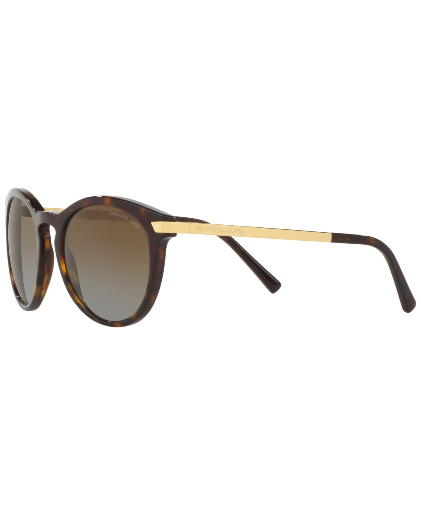Женские солнцезащитные очки Michael Kors Polarized, MK2023, цвет: Черепаховый / Коричневый градиентный — фото 5