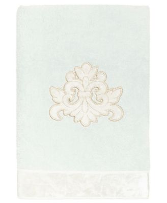 Turkish Cotton May Embellished 2-Pc. Hand Towel Set