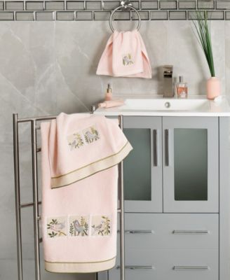 Turkish Cotton Belinda Embellished 2-Pc. Fingertip Towel Set