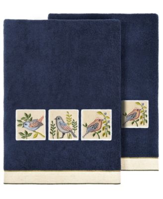 Turkish Cotton Belinda Embellished 2-Pc. Bath Towel Set