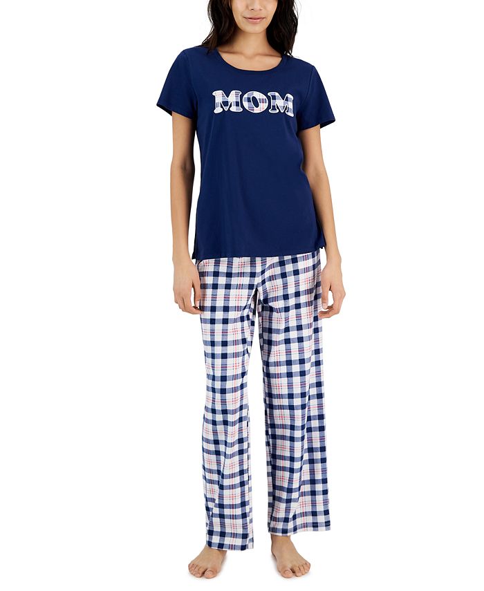 Family Pajamas Women's Mom Plaid Mix It Pajama Set, Created for Macy's -  Macy's