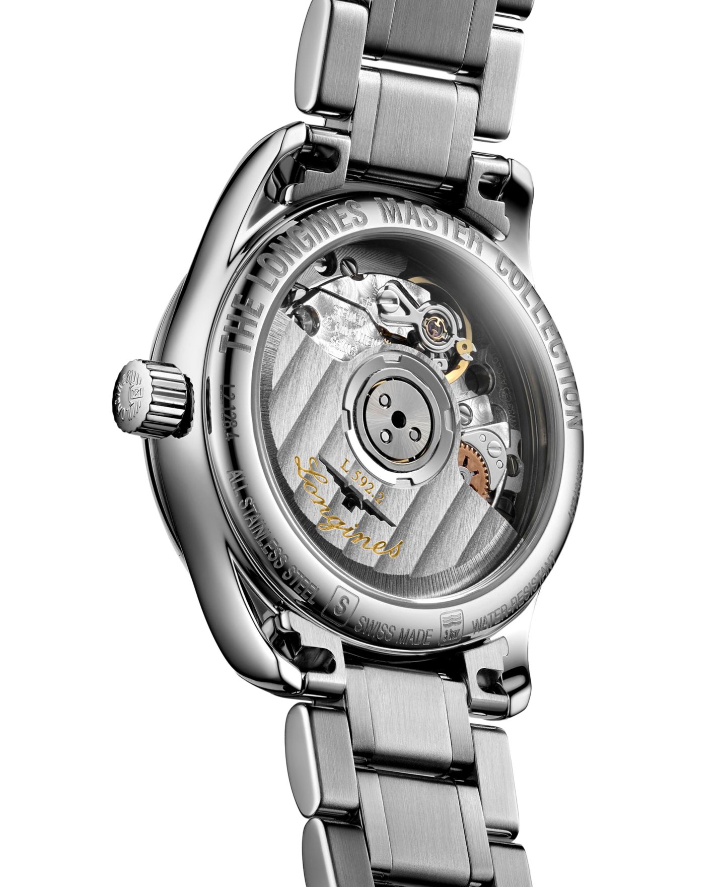 Женские часы Longines Swiss Automatic Master Stainless Steel Bracelet Watch 26mm L21284786 — фото 3