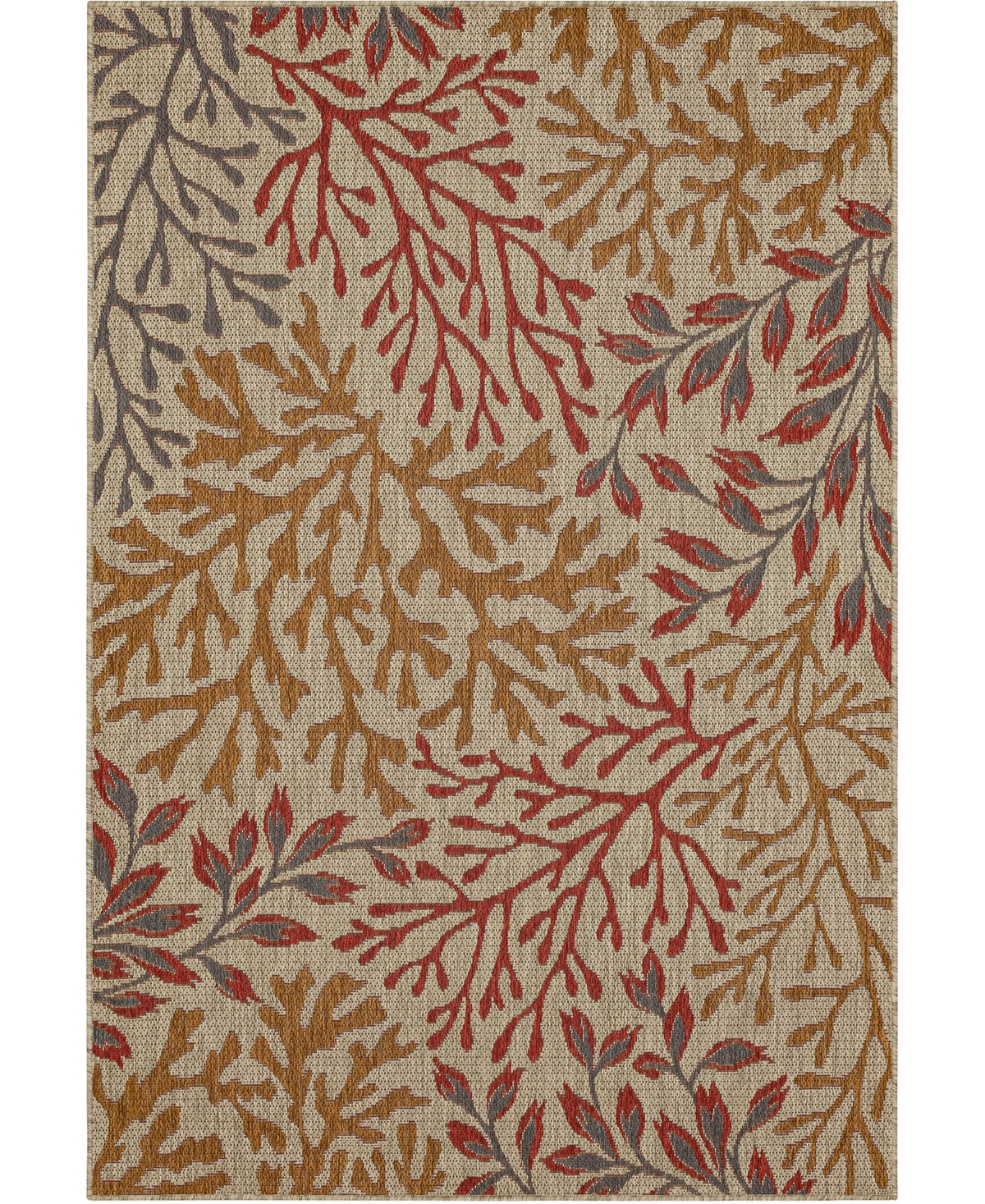 Mohawk Malibu Outdoor Coral 8' x 10' Area Rug - Beige