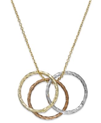 three ring pendant