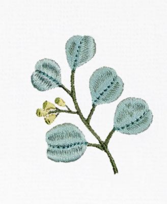 Turkish Cotton Botanica Embellished 2-Pc. Fingertip Towel Set