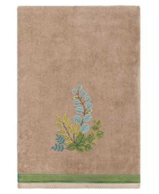 Turkish Cotton Botanica Embellished 3-Pc. Bath Towel Set