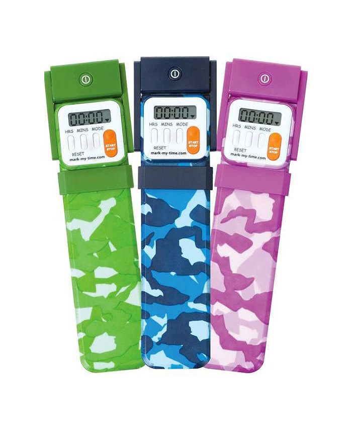 Barnes & Noble MarkMyTime Assorted Camouflage Color Digital Bookmark
