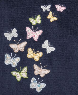 Turkish Cotton Mariposa Embellished 4-Pc. Bath Towel Set