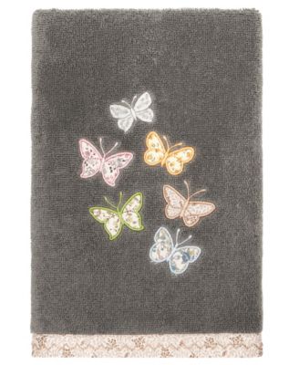 Turkish Cotton Mariposa Embellished 4-Pc. Bath Towel Set
