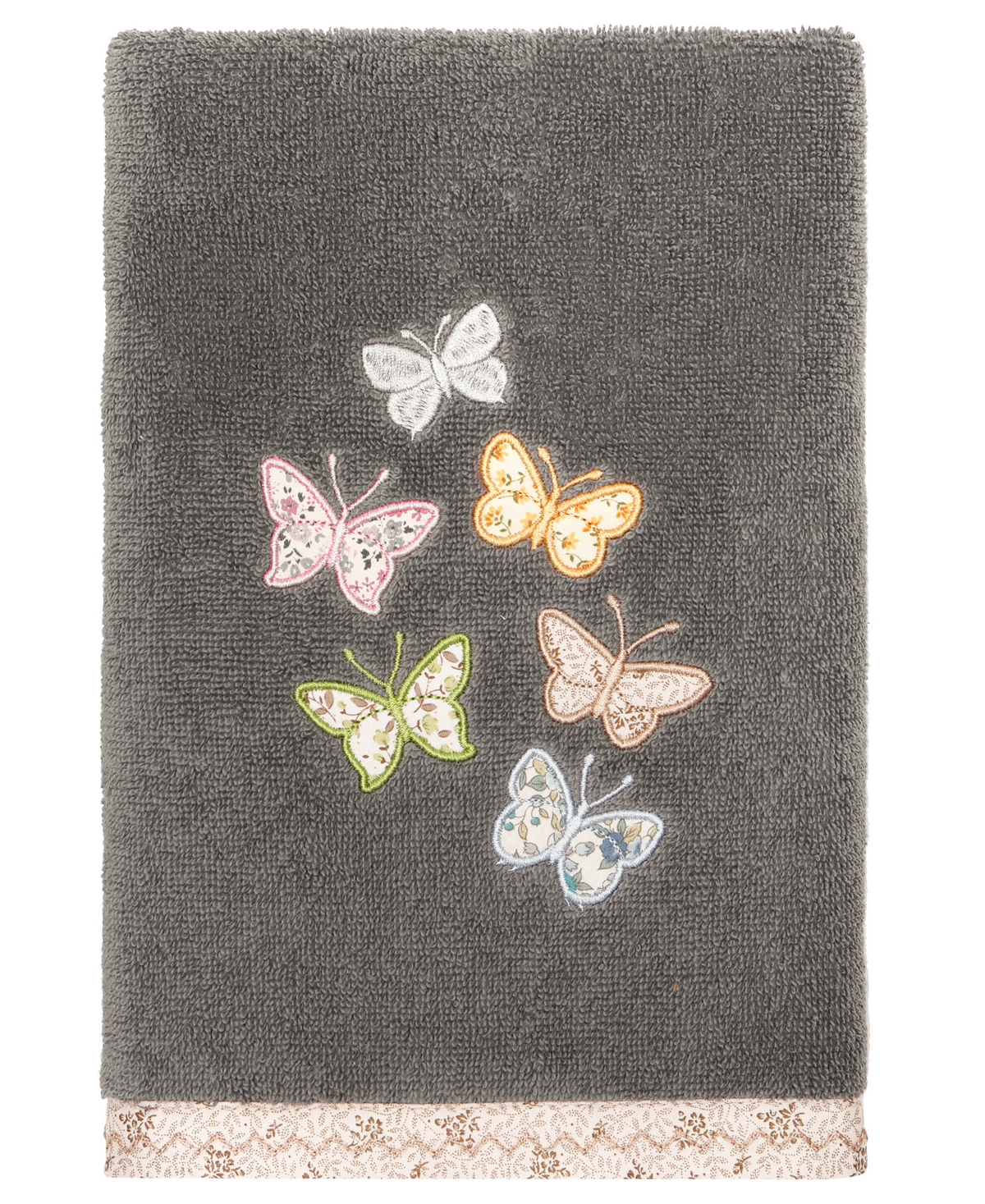 Linum Home Turkish Cotton Mariposa Embellished -Pc. Bath Towel Set