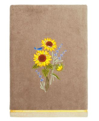 Turkish Cotton Girasol Embellished 4-Pc. Bath Towel Set