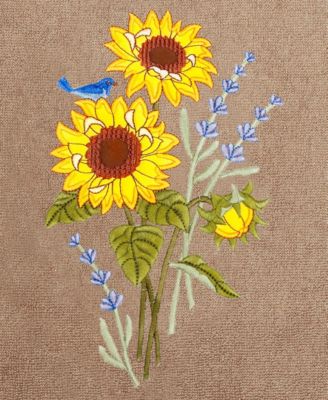 Turkish Cotton Girasol Embellished 4-Pc. Bath Towel Set