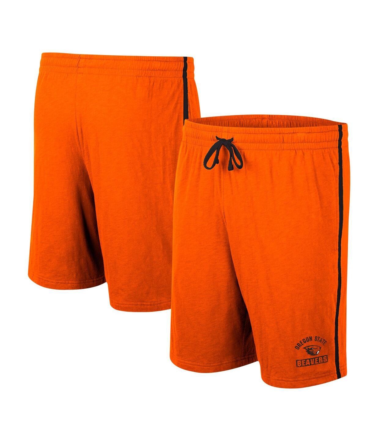 Shop Colosseum Men's  Orange Oregon State Beavers Thunder Slub Shorts