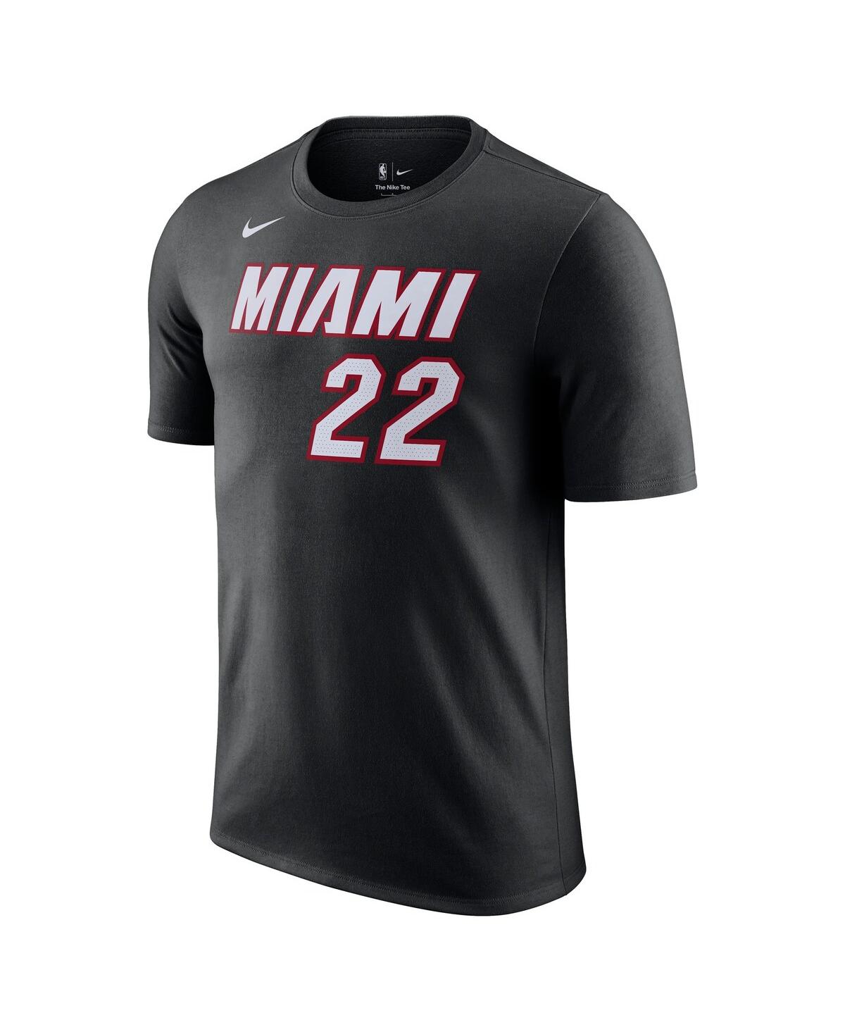 Men's Nike Jimmy ButlerMiami Heat Icon 2022/23 Name and Number Performance T-shirt - Black