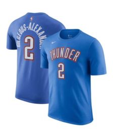 Men's Nike Josh Giddey Anthracite Oklahoma City Thunder 2022/23 Edition Name & Number T-Shirt Size: 3XL