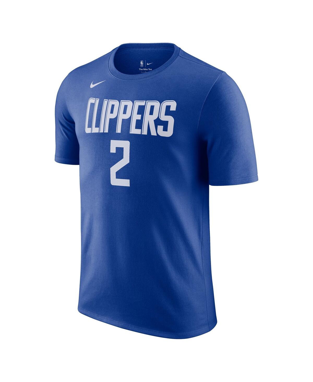Shop Nike Men's  Kawhi Leonard Royal La Clippers Icon 2022/23 Name And Number Performance T-shirt