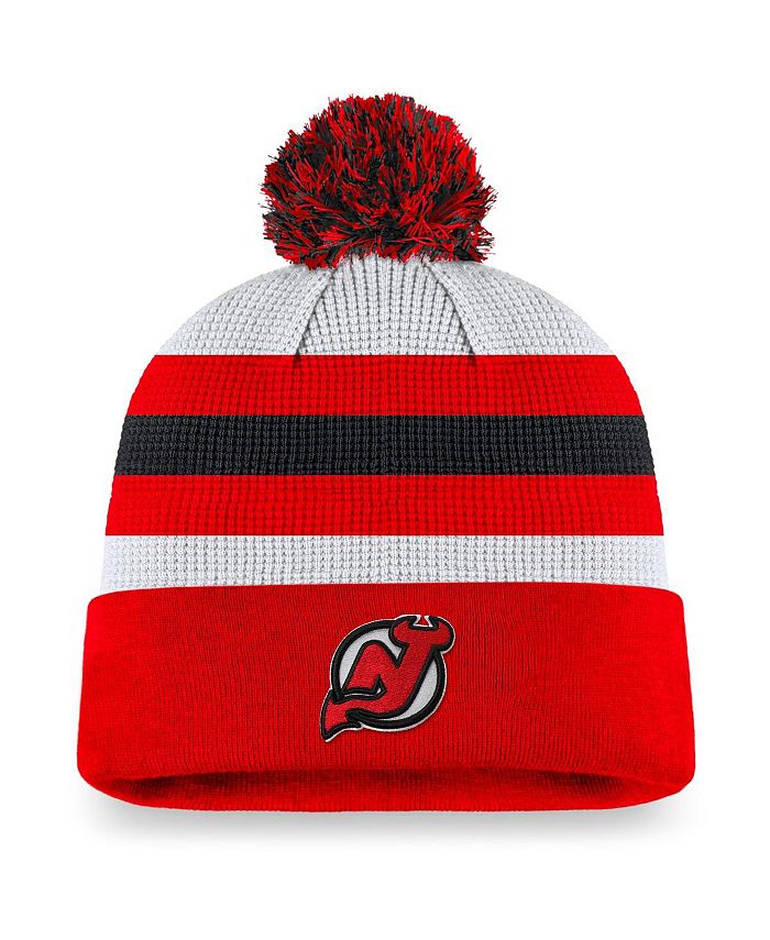 Fanatics Men s White Red New Jersey Devils Authentic Pro Draft