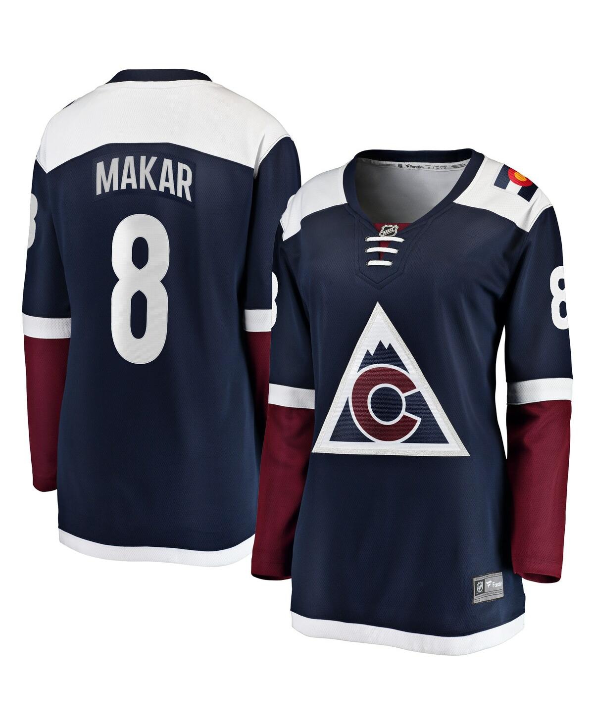 Women's Fanatics Cale MakarColorado Avalanche Alternate Premier Breakaway Player Jersey - Navy