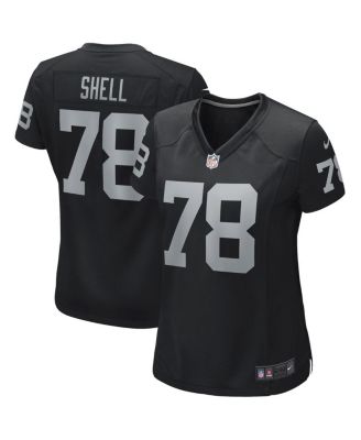 Women's Art Shell Black Las Vegas Raiders Game Retired Player Jersey