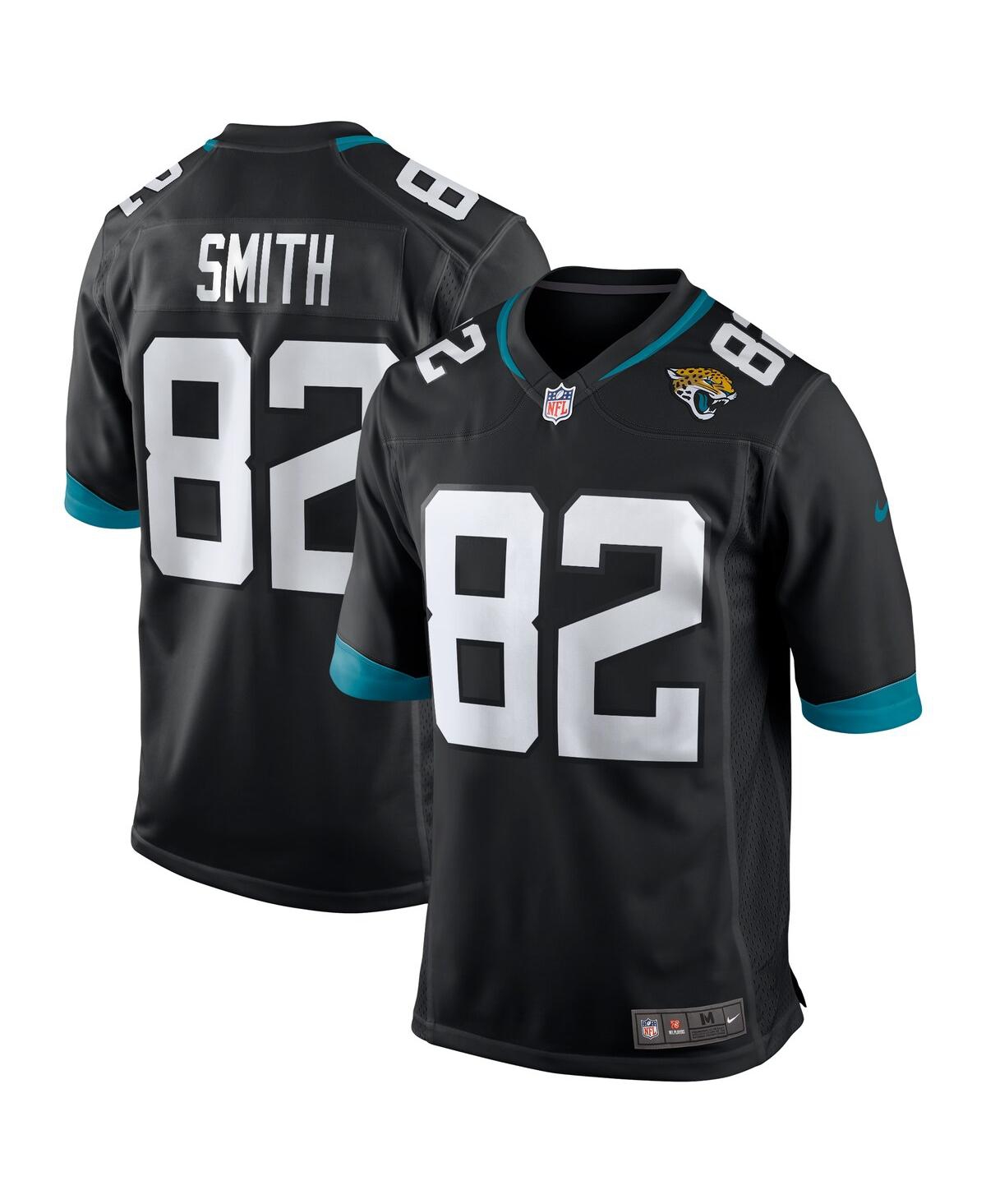 Men's Nike Jimmy SmithJacksonville Jaguars Game Retired Player Jersey - Black