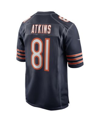 Men's Doug Atkins Navy Chicago Bears Game Retired Player Jersey