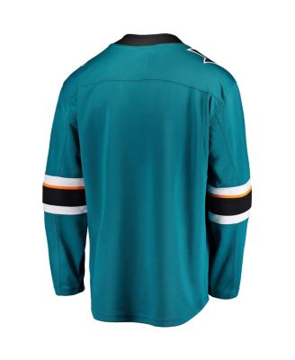 Men's Teal San Jose Sharks Breakaway Home Jersey