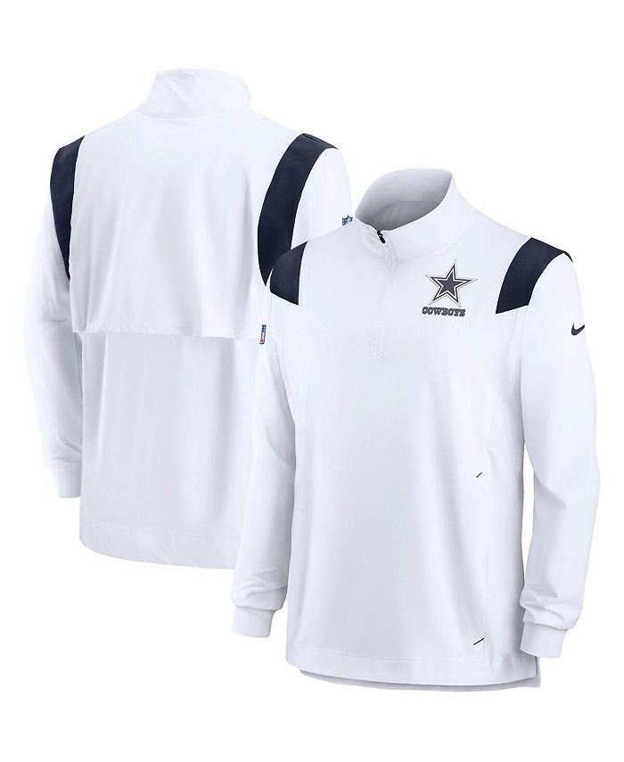 Men's Nike Gray Dallas Cowboys Sideline Performance Long Sleeve Hoodie  T-Shirt