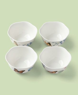Butterfly Meadow Blue Assorted Bowls, Set of 4