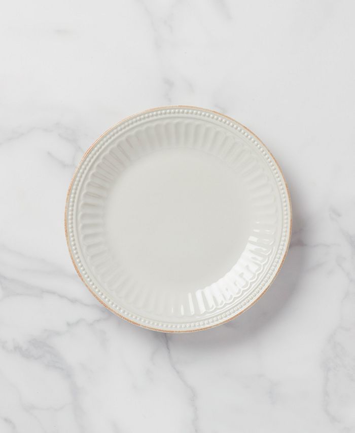 Lenox - French Perle GROOVE Accent Plate - White