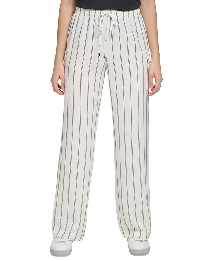 Calvin klein striped pants shop