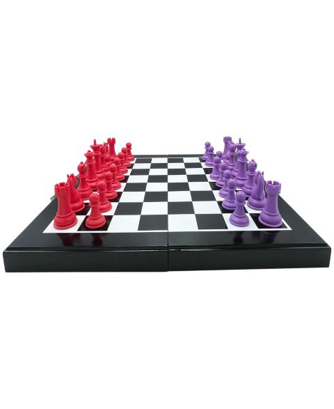 Детские настольные игры Areyougame Magnetic Folding Chess Set, 35-Piece Board Game, Ages 8+