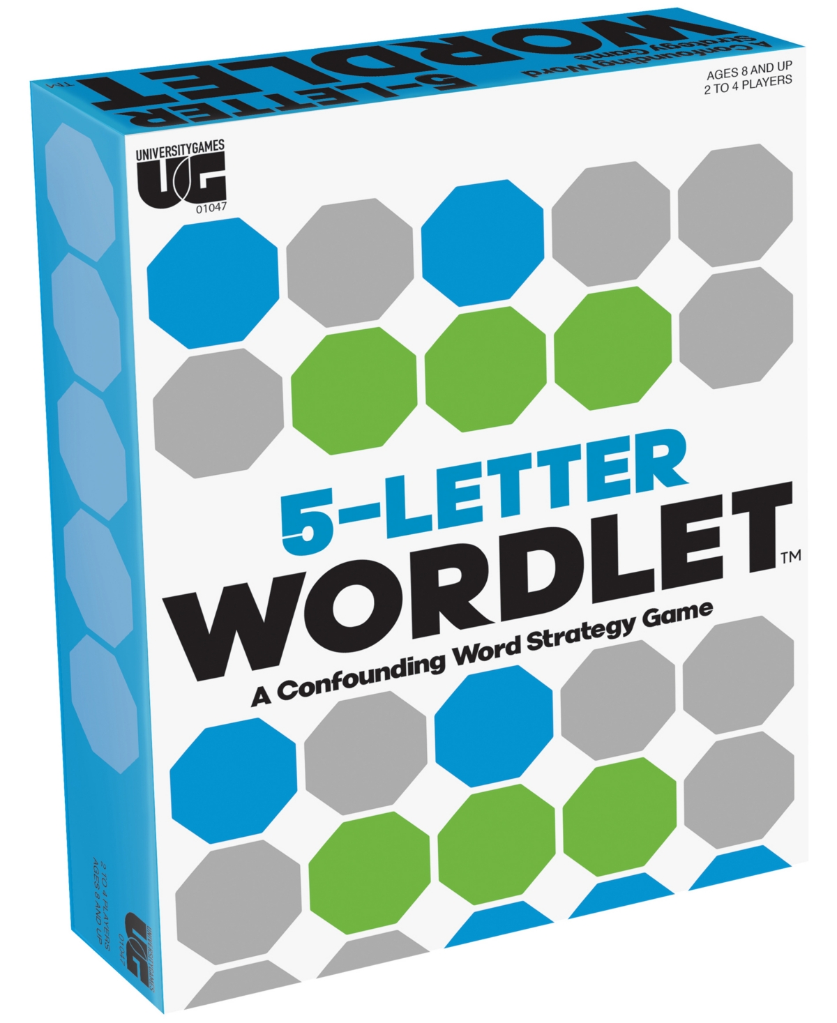 University Games Kids' 5-letter Wordlet A Confounding Word Strategy Game Set, 297 Piece In Multi Color