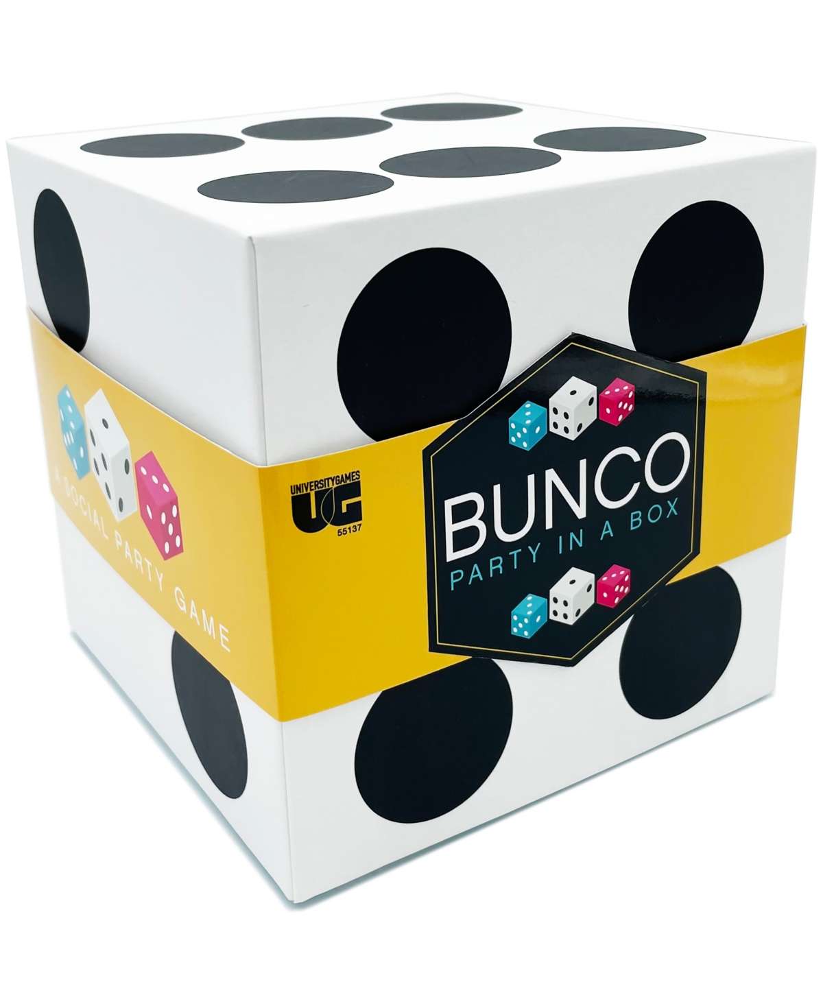 University Games Kids' Bunco Party In A Box Set, 14 Piece In Multi Color