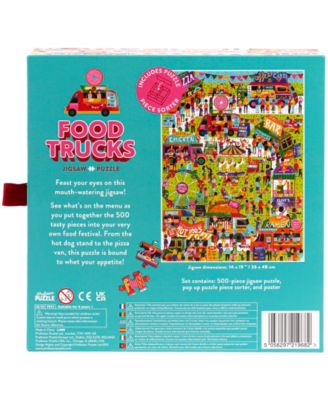 Food Trucks Jigsaw Puzzle Set, 502 Pieces