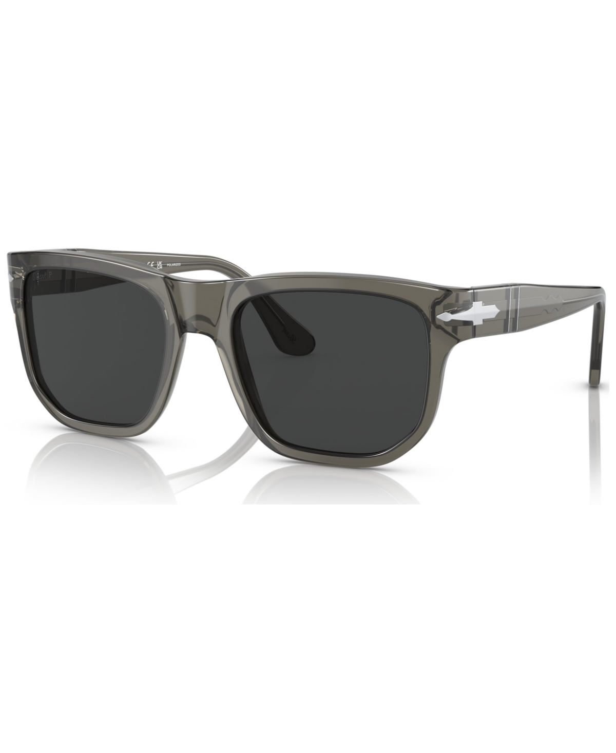 Persol Unisex Polarized Sunglasses, 0po3306s11034855w In Opal Smoke