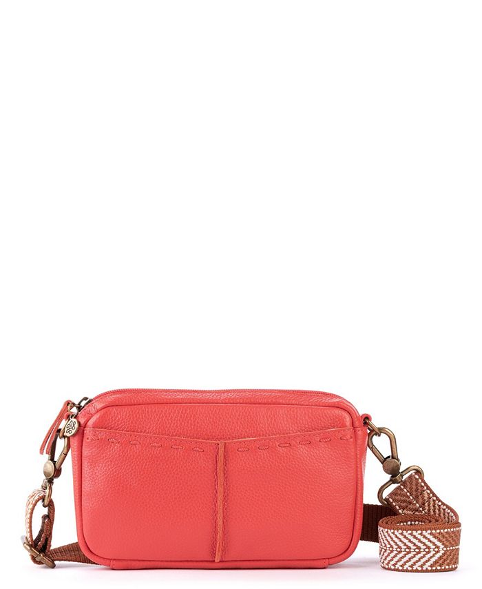 The Sak Cora Smartphone Crossbody Bag in Red