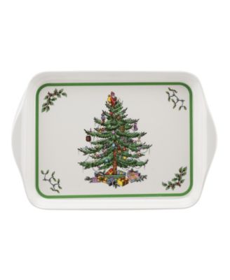 Christmas Tree Nutcracker 3-Piece Mug & Melamine Tray Set
