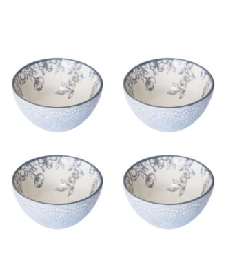 Gabriela Gray 16 Pc. Dinnerware Set, Service for 4