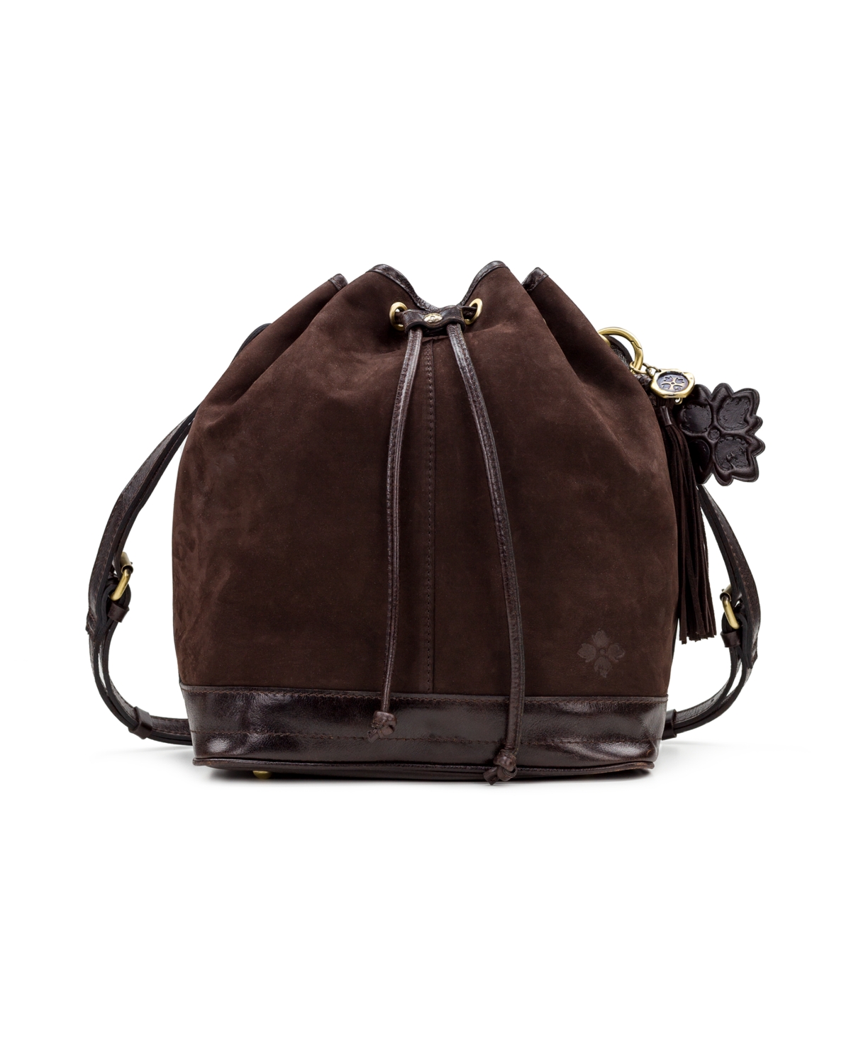 Patricia Nash Women's Melrose Drawstring Large Bag And Key Fob In Chocolate