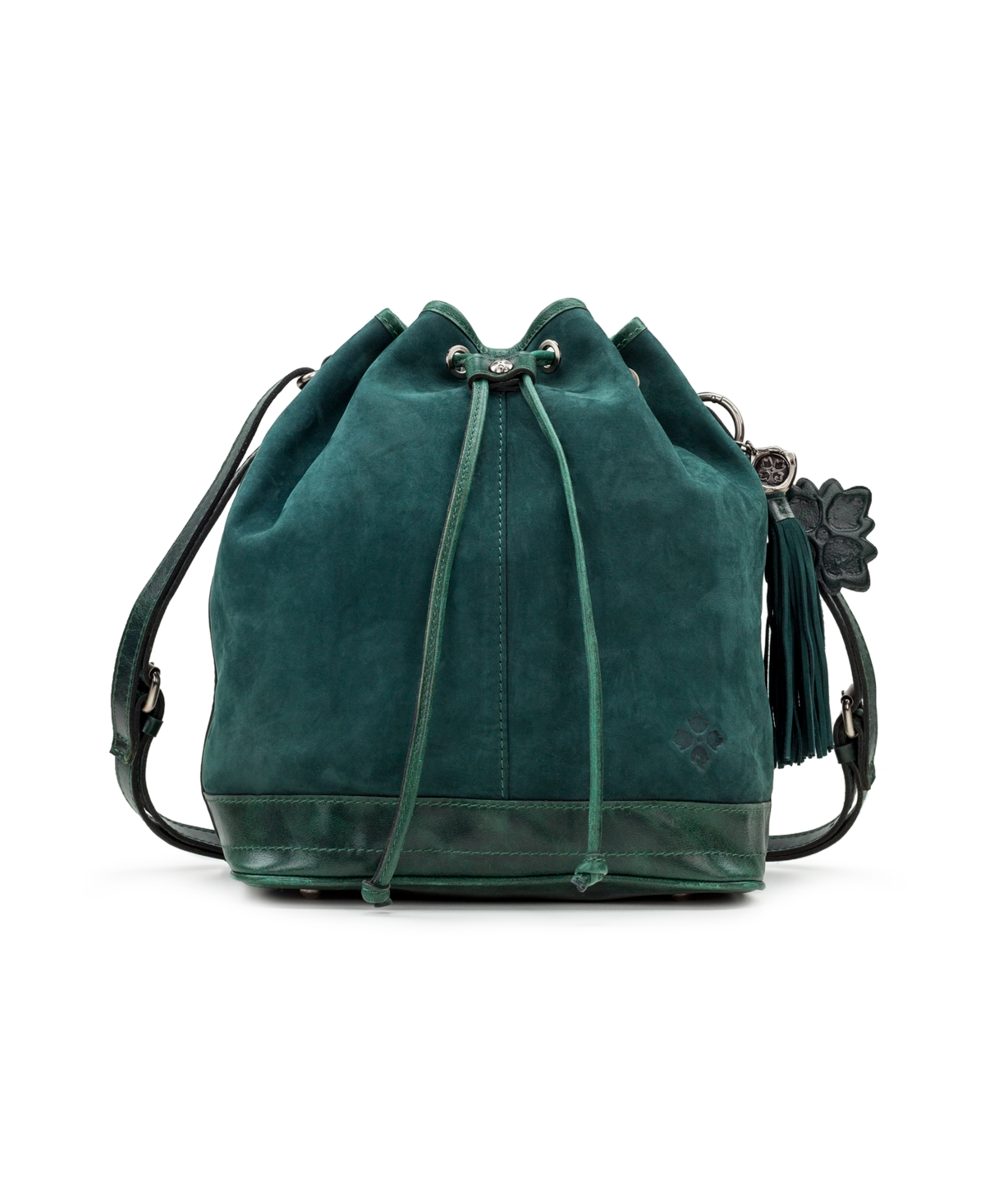Patricia Nash Women's Melrose Drawstring Large Bag And Key Fob In Dark Green