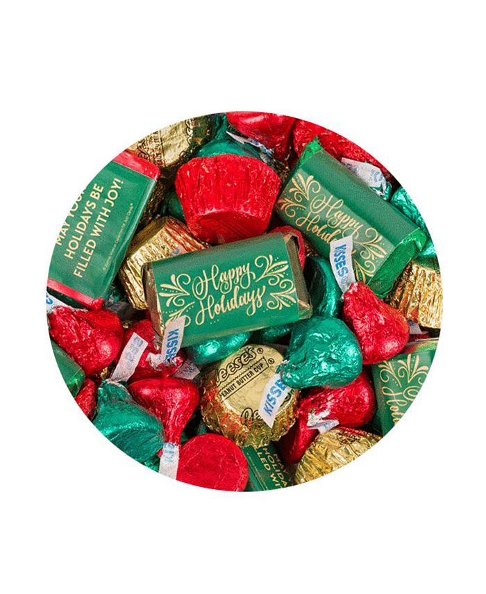 Just Candy 118 pcs Christmas Candy Hershey's Chocolate Mix (1.75