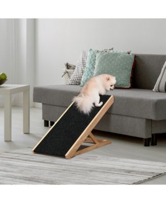 Elevated Pet Ramp for Dogs, Cats, Rabbits, Height Adjustable and Foldable