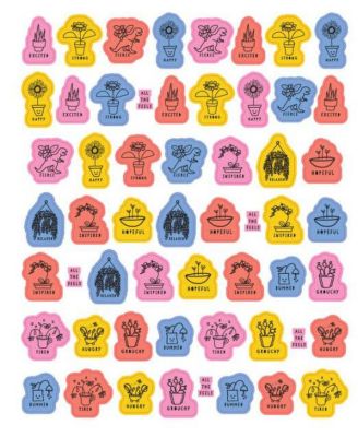 So. Many. Feelings Stickers.: 2,700 Stickers for Every Mood by Pipsticks +Workman
