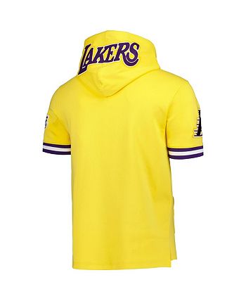 Pro Standard Men's LeBron James Gold Los Angeles Lakers Name and Number  Short Sleeve Pullover Hoodie - Macy's