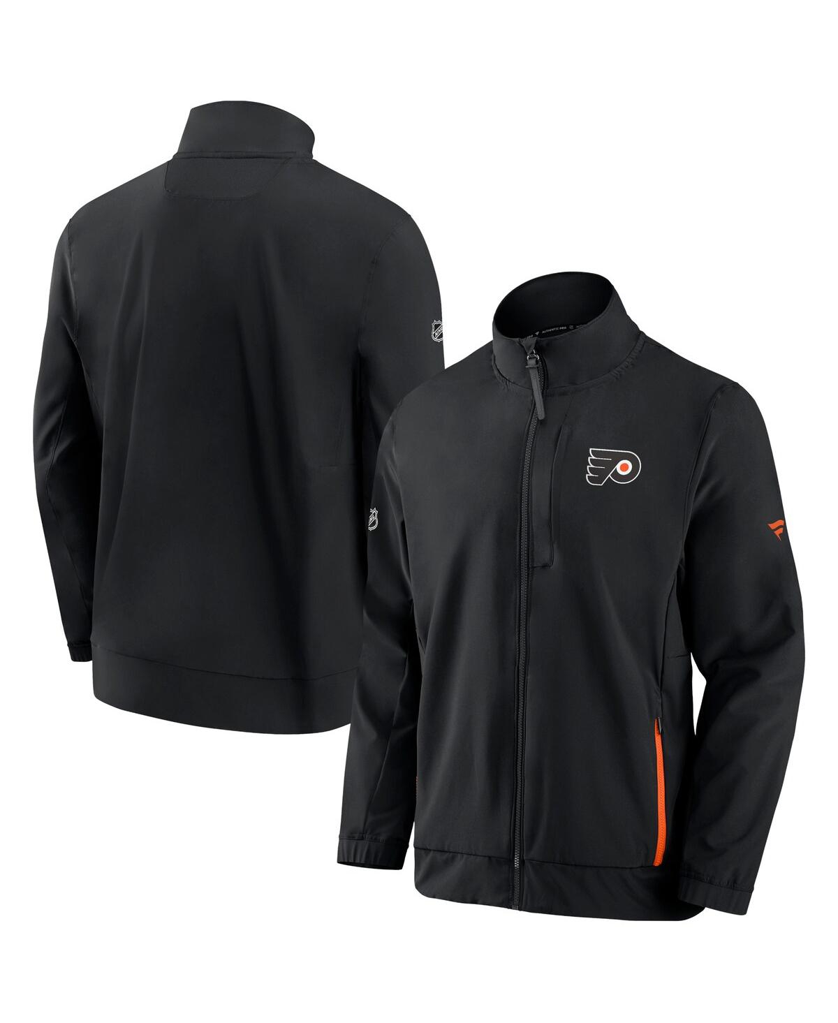 Men's FanaticsPhiladelphia Flyers Authentic Pro Rink Coaches Full-Zip Jacket - Black