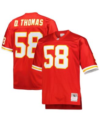 Men's Derrick Thomas Red Kansas City Chiefs Big and Tall 1994 Retired Player Replica Jersey