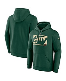 Men's Branded Green Minnesota Wild Authentic Pro Core Collection Secondary Pullover Hoodie